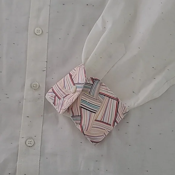 Bugatchi Chalk Speckled Colors Print Classic Fit Size M $149